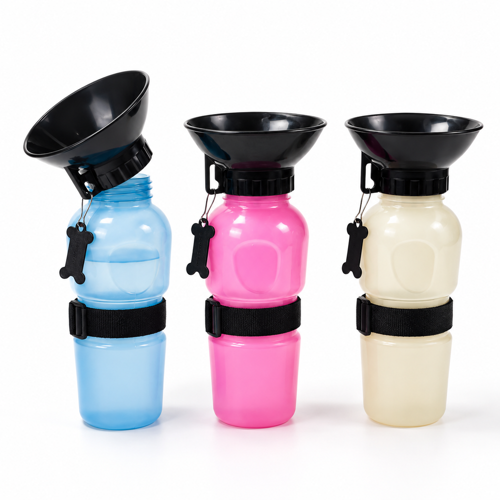Cestovní láhev s miskou pro psa – 500 ml